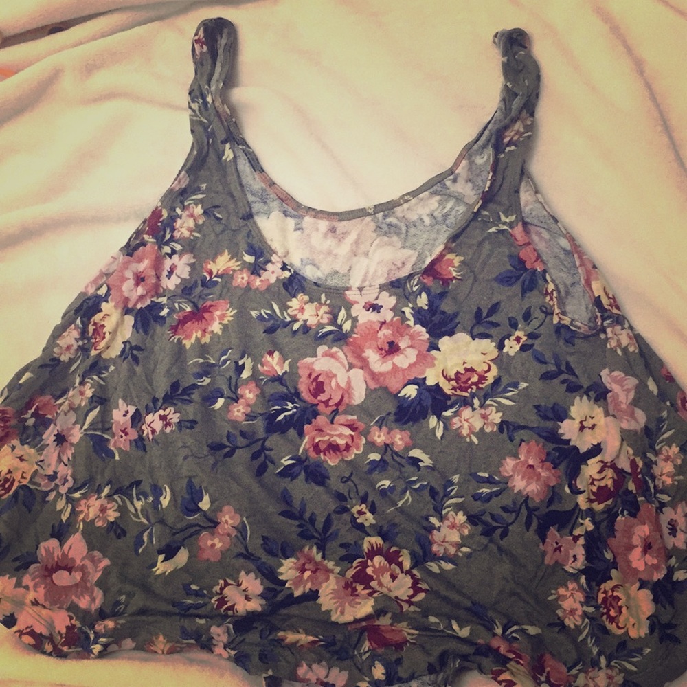 American eagle outfitters crop tank top
